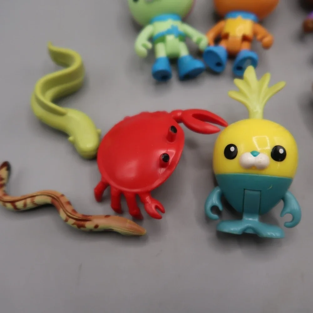 Octonauts Underwater Sea Animals Toy Lot of 10 Figures 2010 Mattel